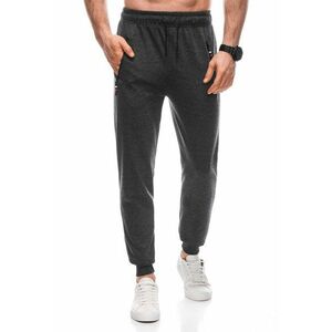 Pantaloni de trening din amestec de bumbac cu snur imagine