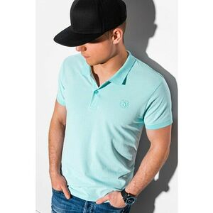 Tricou polo din bumbac cu model pique imagine