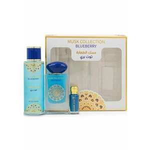 Set Apa de parfum Blueberry 60 ml + 250 ml Spray de corp + 12 ml Ulei Concentrat - Femei imagine