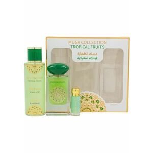 Set Apa de parfum Tropical Fruits 60 ml + 250 ml Spray de corp + 12 ml Ulei Concentrat - Femei imagine