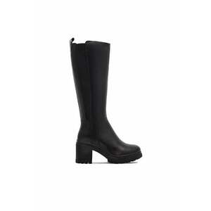 Botine dama - 590558812099536 - Piele naturala - Negru imagine