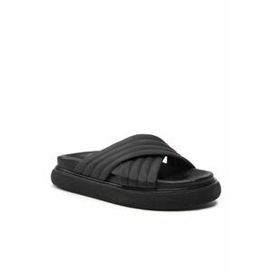 Papuci flip-flop dama - Textil - Negru imagine