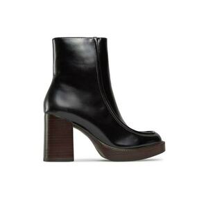 Botine dama 303143398 - Piele ecologica - Negru imagine