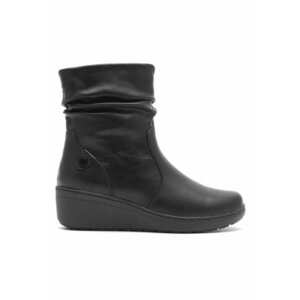 Botine dama - 590558807930937 - Piele ecologica - Negru imagine