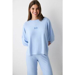 Bluza de pijama cu maneci cazute imagine