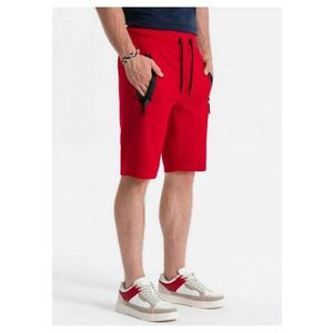 Pantaloni scurti cu snur W527 - Pentru barbati - Bumbac imagine