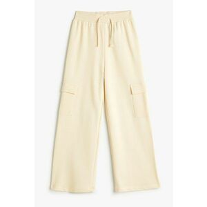 Pantaloni cargo de trening cu croiala ampla imagine