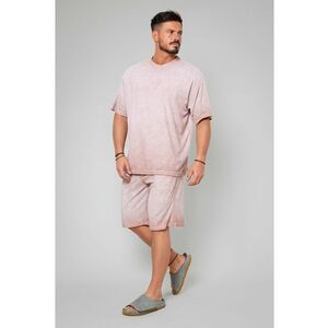 Set Tricou si pantalon scurt Oversized Rose Quartz 12153 imagine