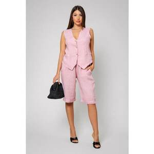 Set Vesta si Pantalon scurt din 100% IN Rose 13173 imagine