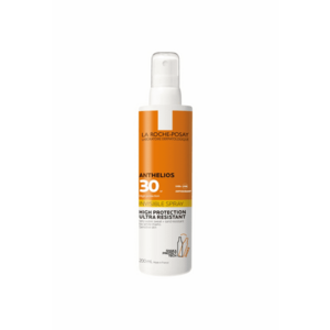 Spray invizibil cu protectie solara pentru corp ANTHELIOS SPF 30+ - pentru pielea sensibila - ultra-rezistent - 200 ml imagine