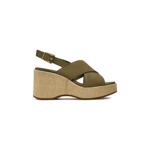 Sandale dama - 303500 - Piele naturala - Verde imagine