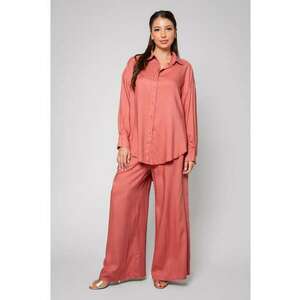 Set Gabrielle Camasa si Pantalon lung Powder Coral 14221 imagine