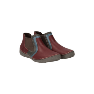 Ghete casual - dama - ANTISTRESS - 52599-35 bordo - piele ecologica imagine