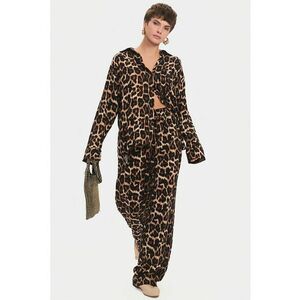 Camasa cu animal print si maneci lungi imagine