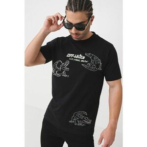 Tricou de bumbac cu model grafic imagine