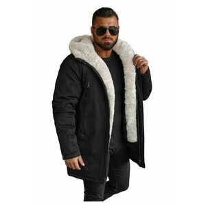 Geaca de iarna parka barbati neagra JS/22M315/392Z imagine