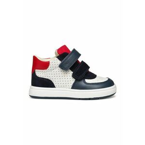 Pantofi sport mid-cut din piele cu velcro imagine