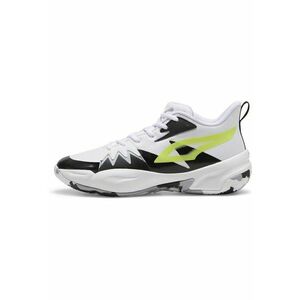 Pantofi sport Genetics Puma White-Electric Lime imagine