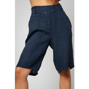 Pantalon Scurt din 100% In Navy 12866 imagine