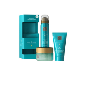 Set Crema de corp 70 ml + Gel de dus 50 ml + Exfoliant pentru corp 125 g - The Rituals of Karma imagine