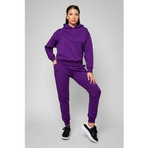 Set Hypera hanorac si pantalon Mauve 8067 imagine