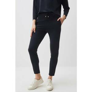 Pantaloni de trening crop din amestec de modal cu snur imagine