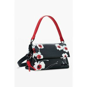 Geanta crossbody din piele ecologica cu imprimeu floral imagine