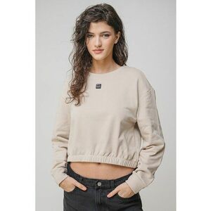 Bluza crop de trening cu logo imagine