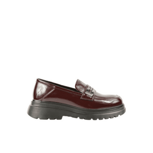 Pantofi casual - dama - 580226-1LT bordo - piele lacuita imagine