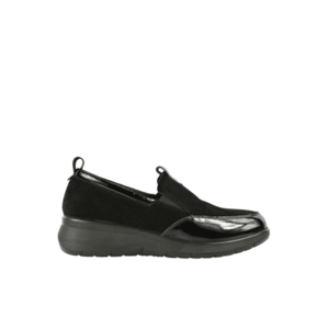 Pantofi casual - dama - M550018A negru - piele intoarsa imagine