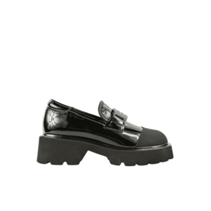 Pantofi casual - dama - C631-K396 negru - piele lacuita imagine