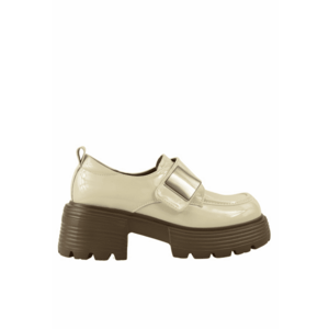 Pantofi casual - dama - M450006B bej - piele lacuita imagine