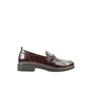 Pantofi casual - dama - X450017B bordo - piele lacuita imagine