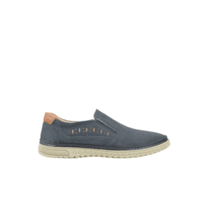 Pantofi casual - barbati - 15431 bleumarin - piele intoarsa imagine