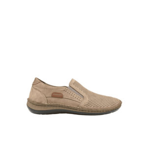 Pantofi casual - barbati - B36-9505 bej - piele intoarsa imagine