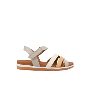 Sandale casual - dama - D45-2478 gri - piele naturala imagine