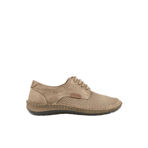 Pantofi casual - barbati - B36-9506 bej - piele intoarsa imagine