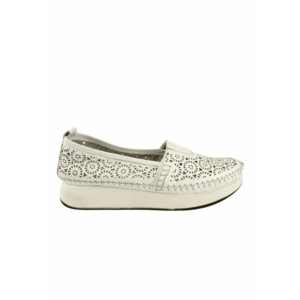 Pantofi casual - dama - D43-85 alb - piele naturala imagine