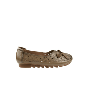 Pantofi casual - dama - 106 gri - piele naturala imagine