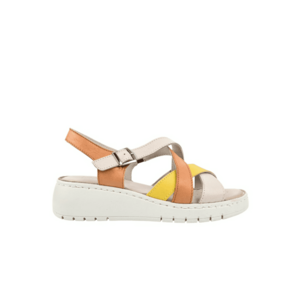 Sandale casual - dama - 016 4079 gri - piele naturala imagine