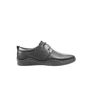 Pantofi casual - barbati - E640004A negru - piele naturala imagine