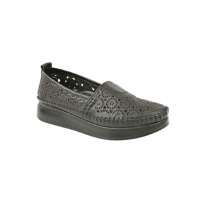 Pantofi casual - dama - D43-85 negru - piele naturala imagine