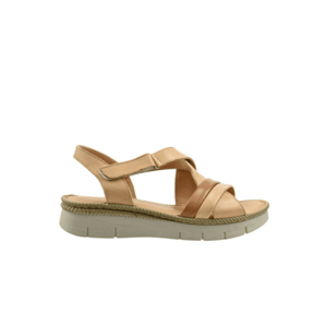 Sandale casual - dama - 212 04 bej - piele naturala imagine