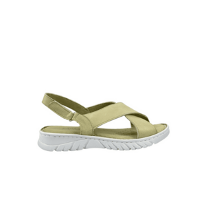 Sandale casual - dama - 016 3634 verde - piele naturala imagine