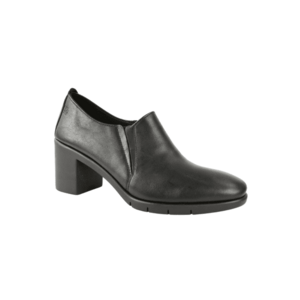 ﻿Pantofi casual - dama - ST1058 NEGRU - piele naturala - cu toc imagine