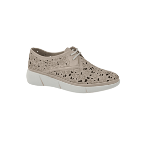 Pantofi casual - dama - 627-L-88 gri - piele naturala imagine