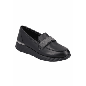 Pantofi casual - dama - SOFT - D5910-01 negru - piele naturala imagine