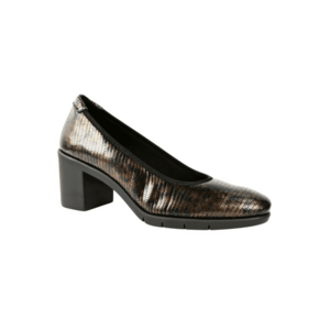 ﻿Pantofi casual - dama - ST1194 bronz - piele naturala - cu toc imagine