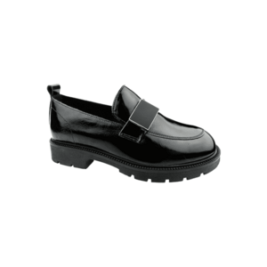 Pantofi casual - dama - X400007-01 negru - piele lacuita imagine