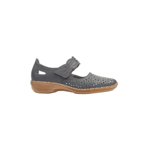 Pantofi casual - dama - ANTISTRESS - 41399-14 bleumarin - piele naturala imagine